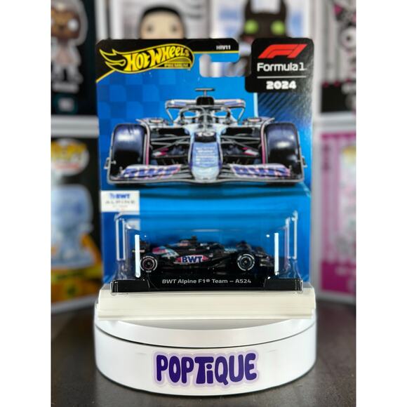 Hot Wheels Premium F1 Collection 1:64 Scale Die-Cast BWT Alpine -A524 - Picture 1 of 2